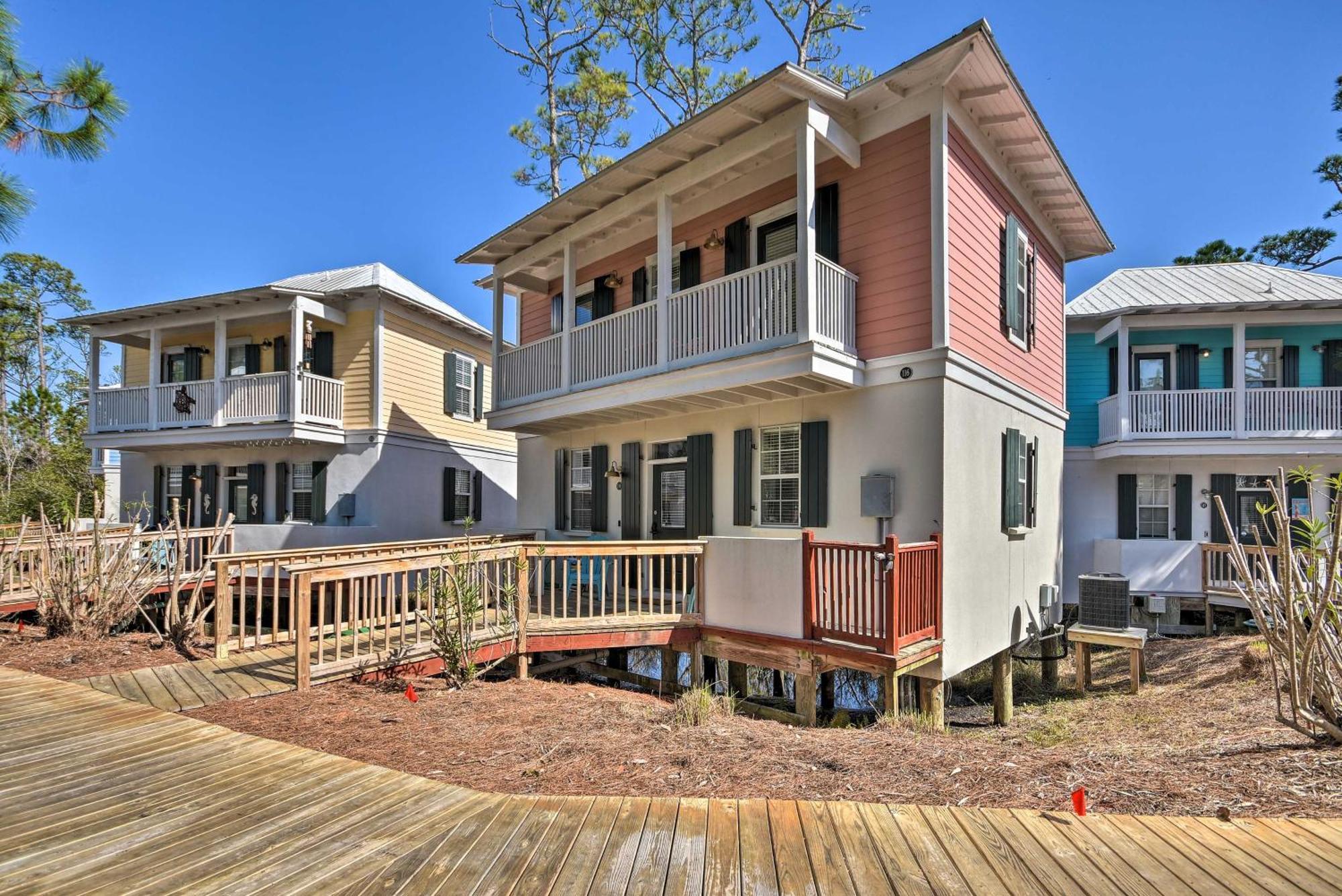 Beverly Bungalow Easy Walk To Seagrove Beach サンタ・ローザ・ビーチ エクステリア 写真